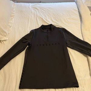 Gymshark Men Sport Stripe 1/4 Zip - Onyx Grey